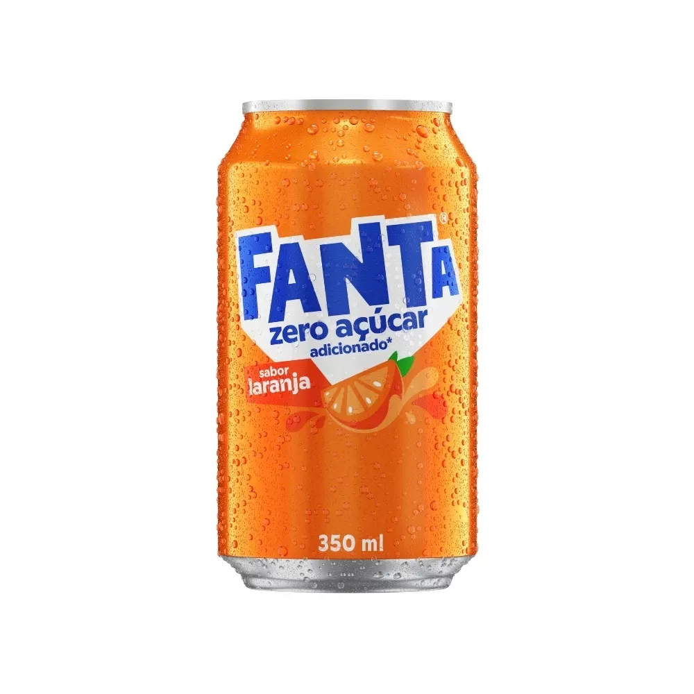 Fanta Laranja Zero LATA 350ml
